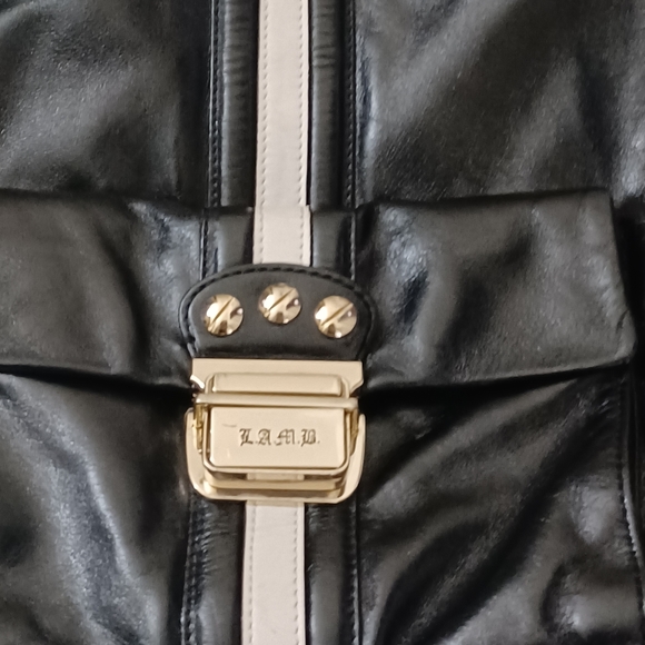 SOLD!! L.A.M.B Genuine Leather Handbag - Picture 2 of 8